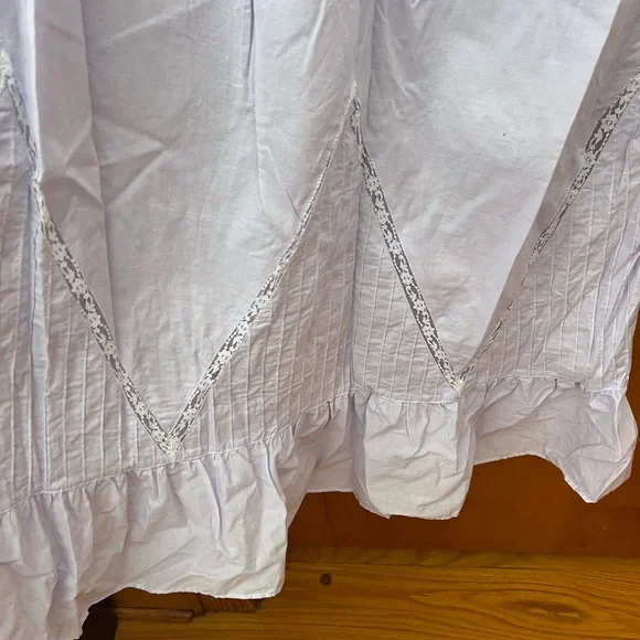 NWT Eileen West size small periwinkle full length sleeveless nightgown - Picture 5 of 6